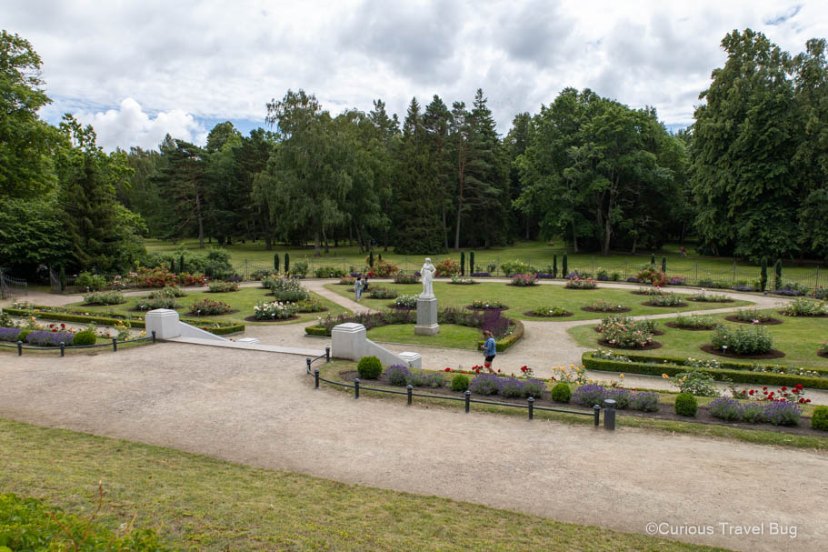 The botanical garden in front of Tiskeviciai Palace in Palanga, Lithuania