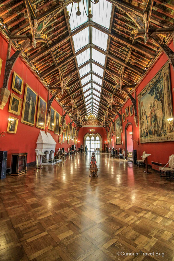 The stunning portrait hall of Kilkenny Castle, Ireland