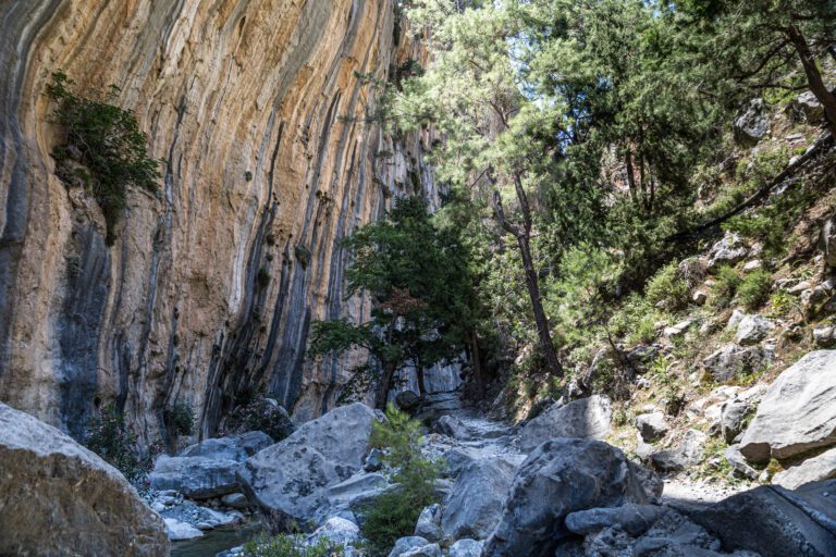 Samaria Gorge is one of Crete's most famous gorges and is one of the must visit hikes in Europe.
